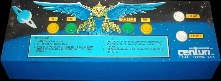 Phoenix (Amstar, set 1) control panel